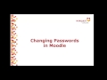 Changing Passwords in Moodle1