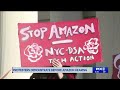 NY City Council holds contentious hearing on Amazon