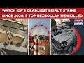 Watch IDF's Deadliest Beirut Strike Since 2024| Israel Missiles Kill 5 Top Hezbollah Men In Lebanon