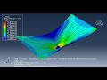 Elastic Fabric Simulation using ABAQUS Tutorial
