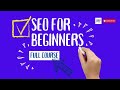 SEO Full Course for Beginners | SEO for beginners | SEO tutorial | SEO course #seo #seocourse