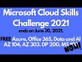 Free Azure | Office 365 | Data \u0026 AI Vouchers 2021 | Microsoft Cloud Skills Challenge [Urdu/Hindi]
