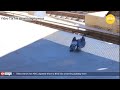 Two NYC pigeons shove a third into oncoming subway train