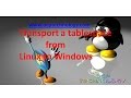How to transport a tablespace from linux to windows