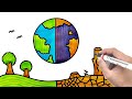 World Environment Day Drawing | YoKidz Channel | YoKidz Drawing