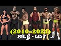 R.I.P List of All 100 WRESTLERS in 2010s (2010 - 2021)