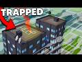 TRAPPED on the HIGHEST Building in Project Zomboid