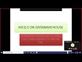 MCQ ON DATA WAREHOUSE SET 1|NTA NET
