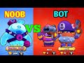 1 noob vs 2 bot 😶 | noob vs bot in brawl stars | 1 vs 2 with squeak🐸..