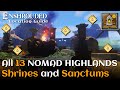 All NOMAD HIGHLANDS Flame Shrine and Sanctum Locations | ENSHROUDED