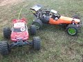 AoWei 1/5th Scale 26cc Yama Petrol RC Buggy / Traxxas revo 2 5r  @ Sand quarry
