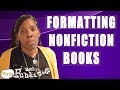 Formatting Your Non Fiction Book For Print