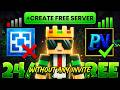 How To Make Free Minecraft Server 24x7 | Best Free 24/7 Minecraft Hosting😍