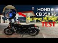Honda CB350RS || Highway Mileage || After 1st Service 
