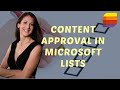 Power Hour: Content Approval in Microsoft Lists