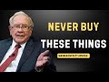 Warren Buffett: If You Want to Get Rich, Stop Buying These 5 Things