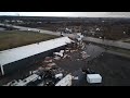 Tornado destruction in Aroma Park, IL - March 2026