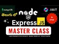 Node JS Beginner Course in Telugu || Learn Node JS in 5 hours