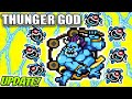 Thunder God Scorej Oni With 7 Lightning Rings in Vampire Survivors