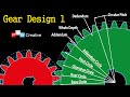 Spur Gear Design 1 - How gears work