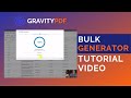 Tutorial: Using the Gravity PDF Bulk Generator Plugin