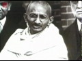 Mahatma Gandhi talking about his visit to London