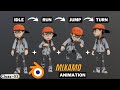 Class - 3 | How to Combine and Edit Multiple Mixamo Animations in Blender ? | NLA Editor  Tutorial