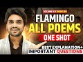 🔥 CLASS 12th FLAMINGO ALL POEMS ONE SHOT REVISION | ALL POEMS/FULL SUMMARY/EXPLANATION/LONG ANSWER