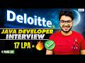 Deloitte Java Developer Interview Experience \u0026 Questions [ 3 Technical Rounds ]