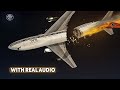 Boeing 747 on Fire Breaks Up in Mid-Air | Flight from Hell (With Real Audio)