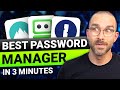 Best password manager in 3 minutes | My TOP picks for 2026