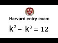 A Tricky Maths Exam Question | Solve for k