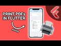 Flutter Tutorial - How to View \u0026 Print PDFs (printing) #Flutter #AppDevelopment #Dart