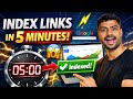 How to Index Backlinks Fast in Google | Best Instant Indexing Tool in 2026 | Index URL in 5 Mints
