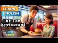 Conversation At The Restaurant  | English Questions \u0026 Answers  | Speaking Practice | Conversation .