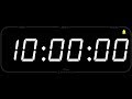 10 Hour - TIMER \u0026 ALARM - 1080p - COUNTDOWN