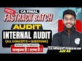 CA Final Audit: Internal Audit Revision | Free Fastrack Batch | CA Hemant Somani Sir