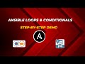Loops, Conditionals, and Until Statements in Ansible | Complete Guide with Real-World Examples