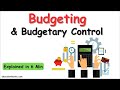 What is Budgeting? | Budgetary control | Advantages \u0026 Limitations of Budgeting