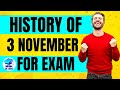 History of 3 november | 3 नवंबर का इतिहास | आज का इतिहास #shorts