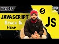 Stack and Heap memory in javascript in HINDI (2024)  || #mern || Full Stack Web Development