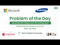 Implementing Two Stacks in an Array | GeeksforGeeks Problem of the Day | July 14, 2023 #contestcoder