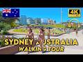 WALKING TOUR SYDNEY AUSTRALIA | Bondi Beach is SIZZLING | 4KUHD | Binaural 🎧