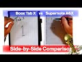 Boox Tab X vs Supernote A5X  - Side-by-side Comparison - E-Ink Tablet WC QF 2