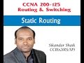 Static Routing - Video By Sikandar Shaik || Dual CCIE (RS/SP) # 35012