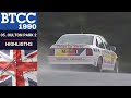 BTCC 1990 - Round 05. Oulton Park 2 Highlights [Crazy Cleland]