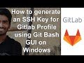 How to create/generate SSH key for GitLab