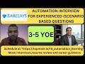 Automation Testing Interview Experience | Real-Time QA \u0026 SDET Interview Preparation 2026