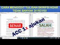 Cara mengedit tulisan skripsi rapih cepat di acc terbaru