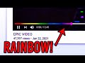 You Can Have A RAINBOW Progress Bar On YouTube?